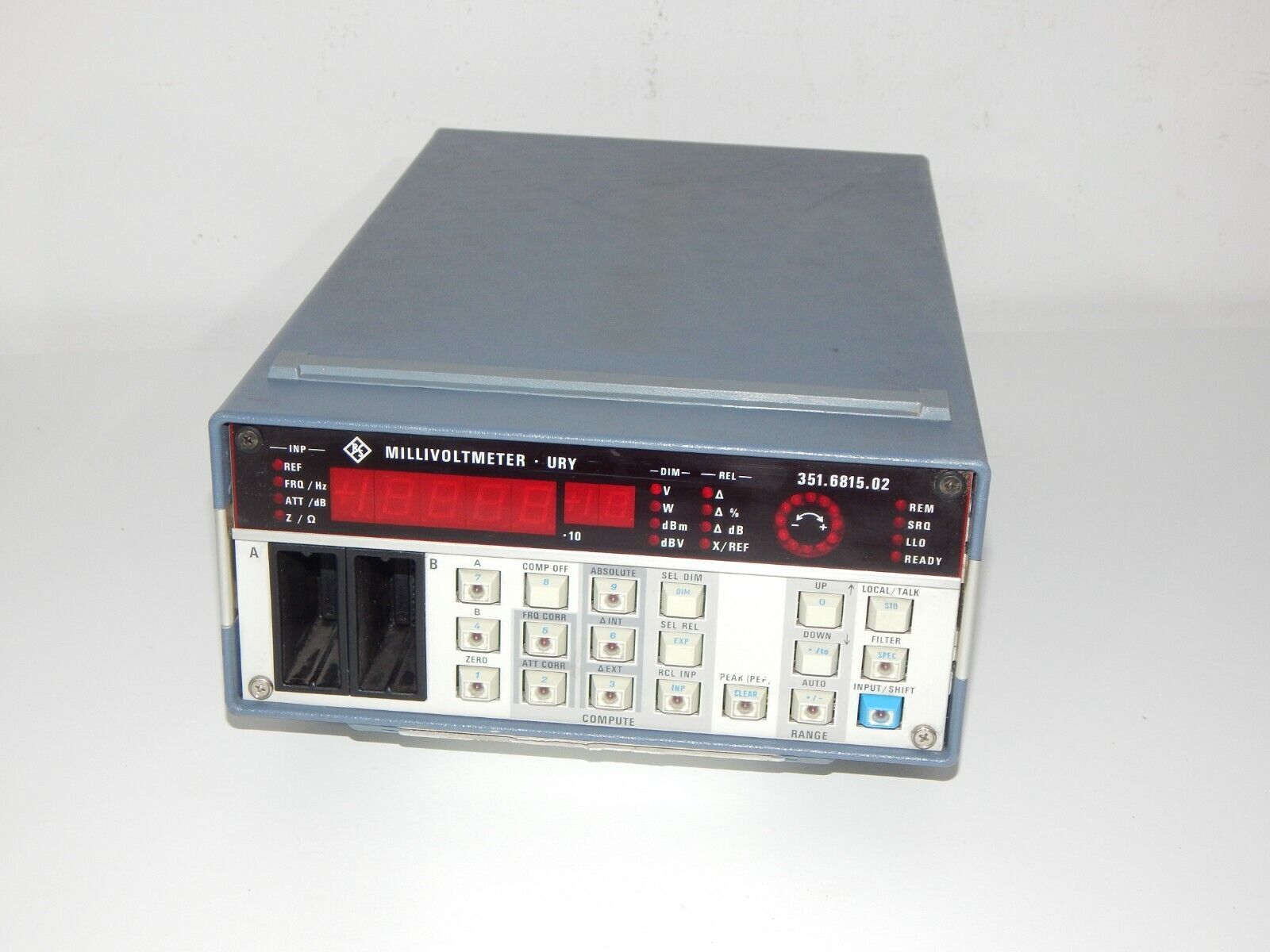 Rohde & Schwarz millivoltmeter URY 351.6815.02 Option: URY-B2 (URV 5 URV5)