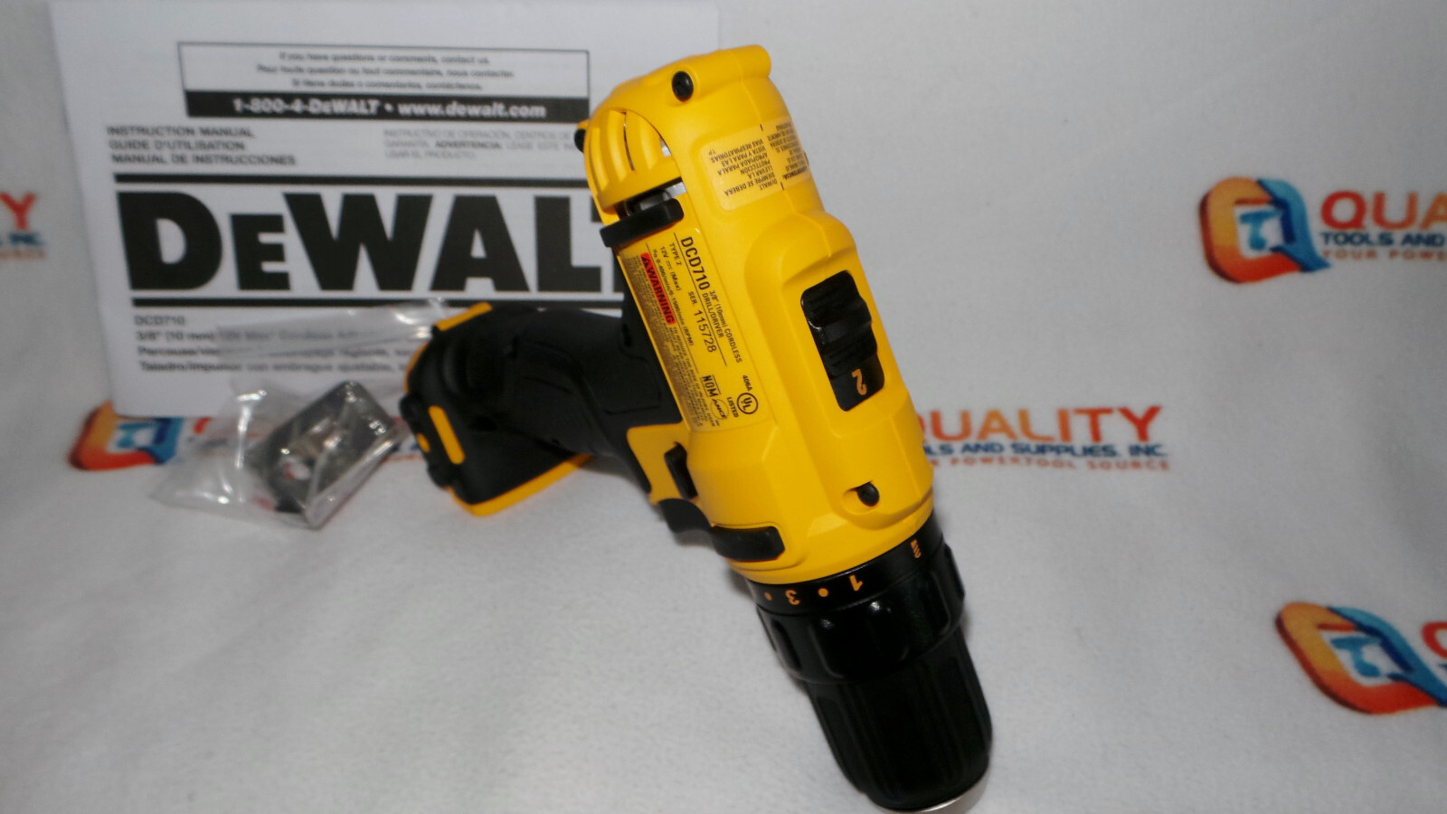 New Dewalt DCD710 12V Max Lithium-Ion 3/8" Drill/Driver - Bare Tool