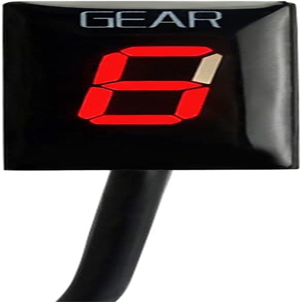 Motorcycle Red Gear Indicator 6 Speed Digital For YAMAHA Road Star 1999-2014