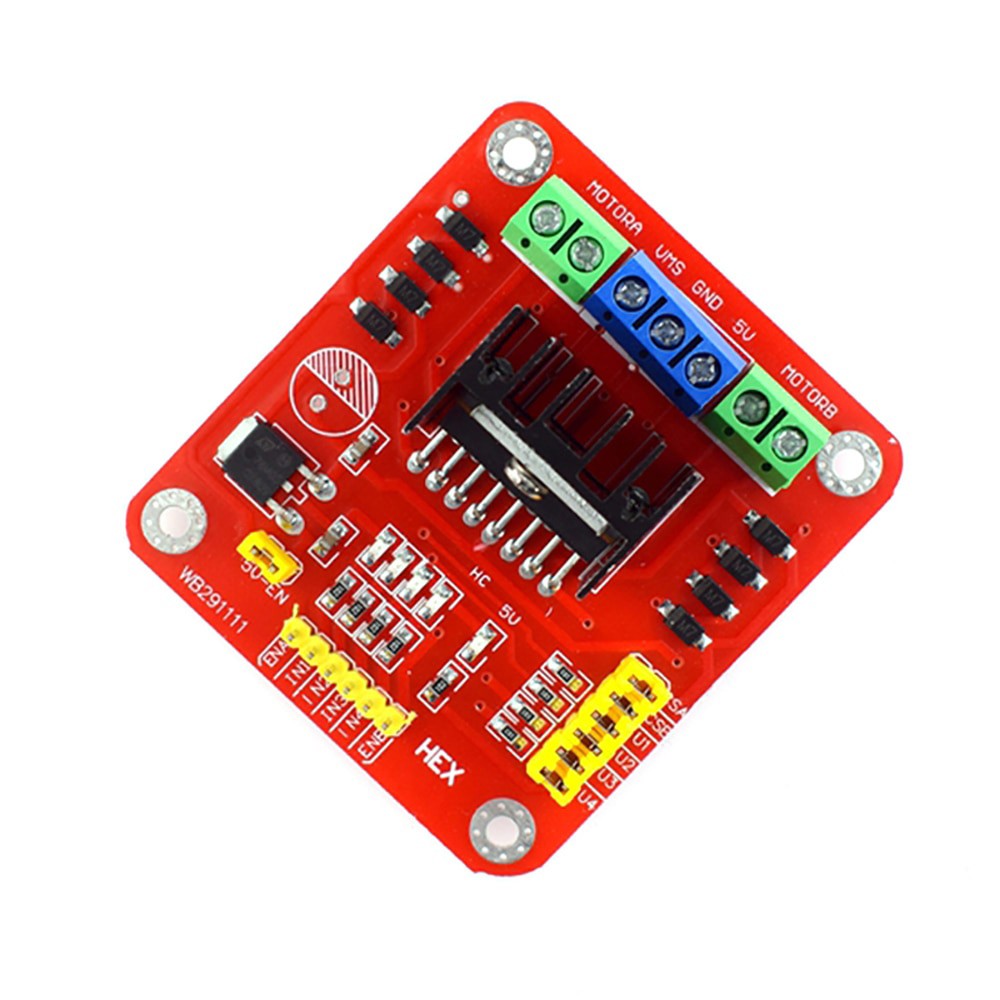 L298N DC Motor Driver Module Dual H Bridge DC Stepper Motor for PIC AVR