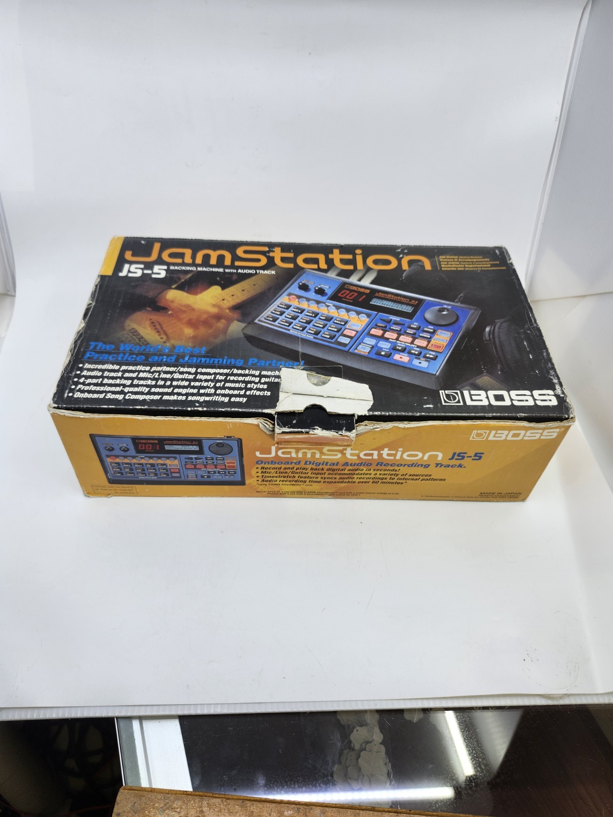 Boss JS-5 Jam Station Rhythm Backing Jamming Drum Machine Original Box UNTESTED