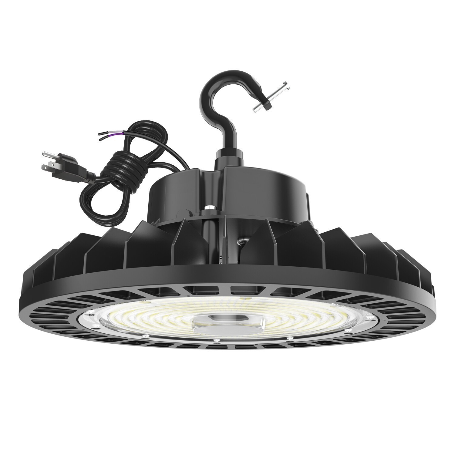 30000LM UFO LED High Bay Light 200W Dimmable Commercial Gym Shop Ceiling US Plug