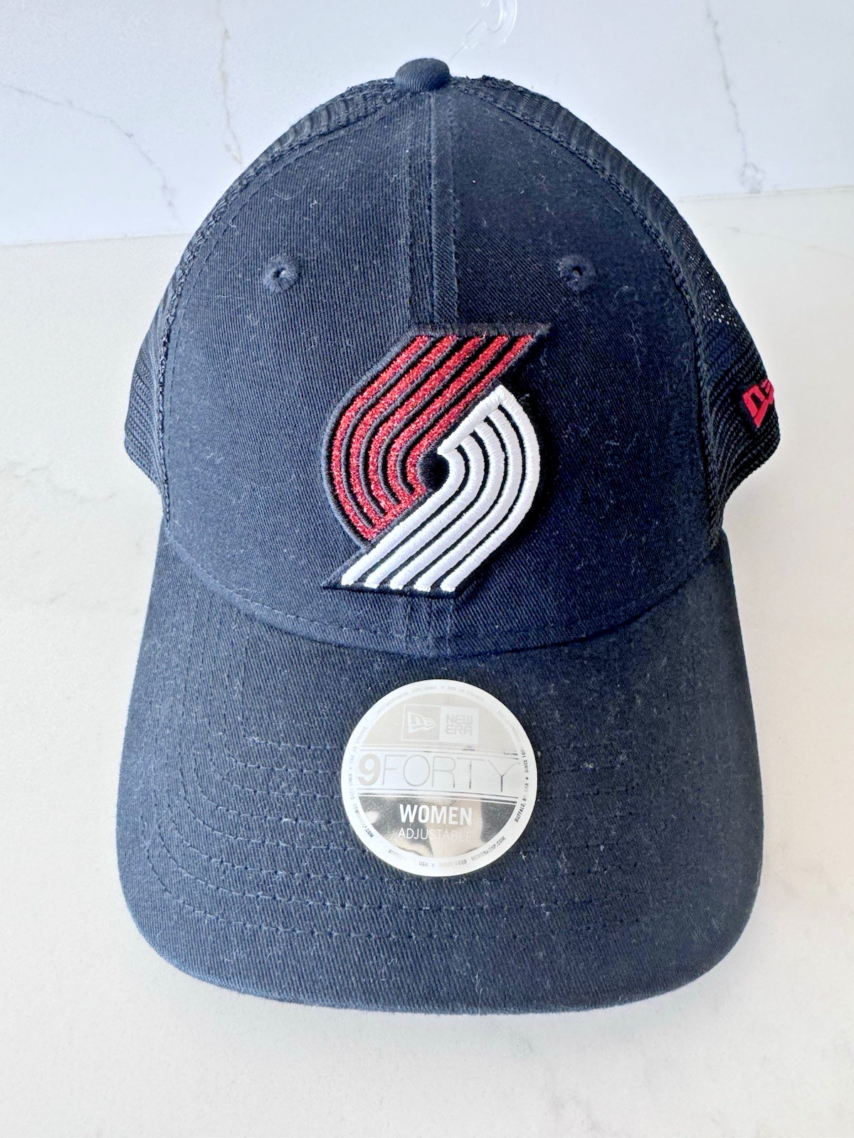9Forty Women's Portland Trail Blazers Fitted New Era Women's Adjustable Cap Hat
