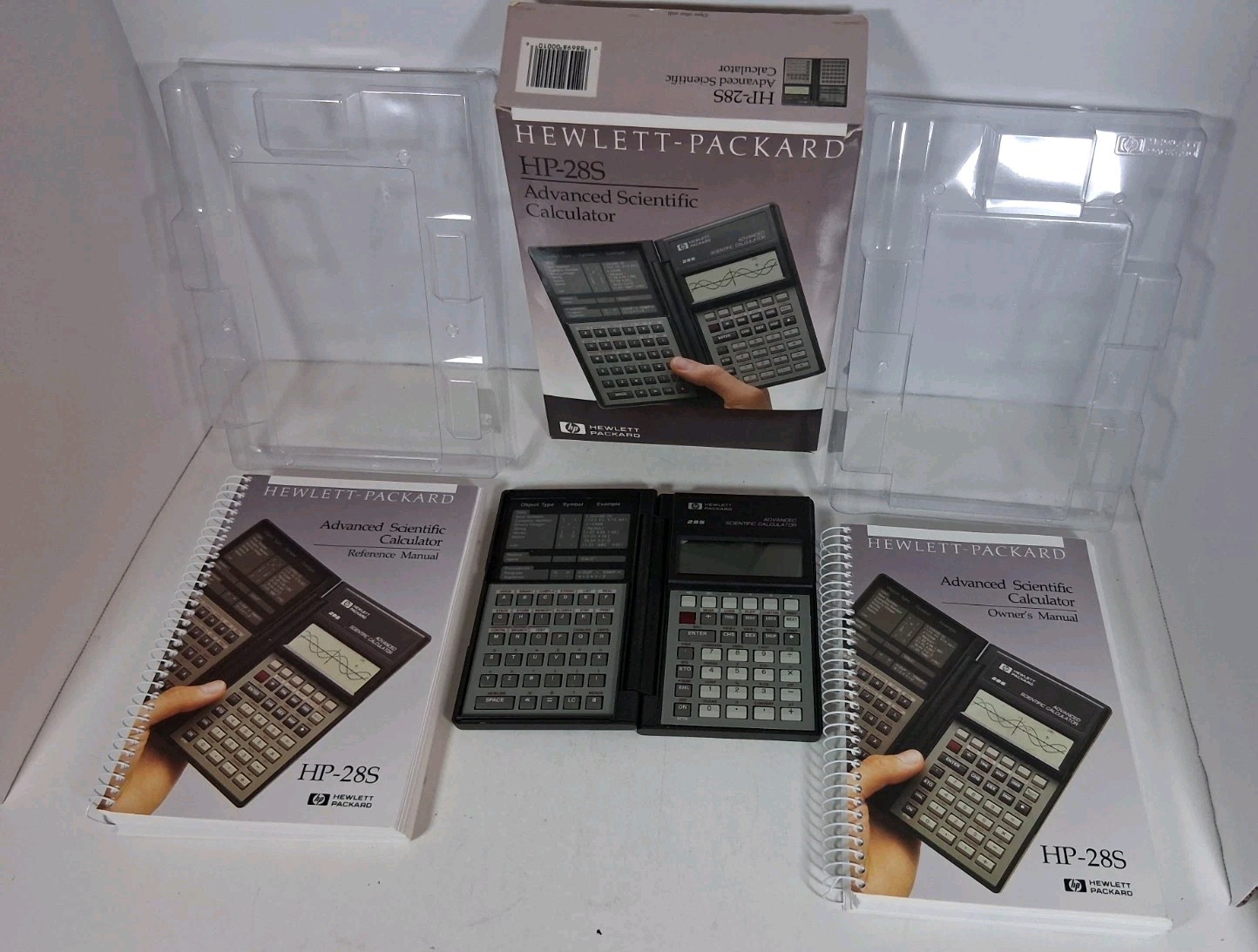 Hewlett Packard HP-28S Advanced Scientific Calculator with Box &Manuals TESTED