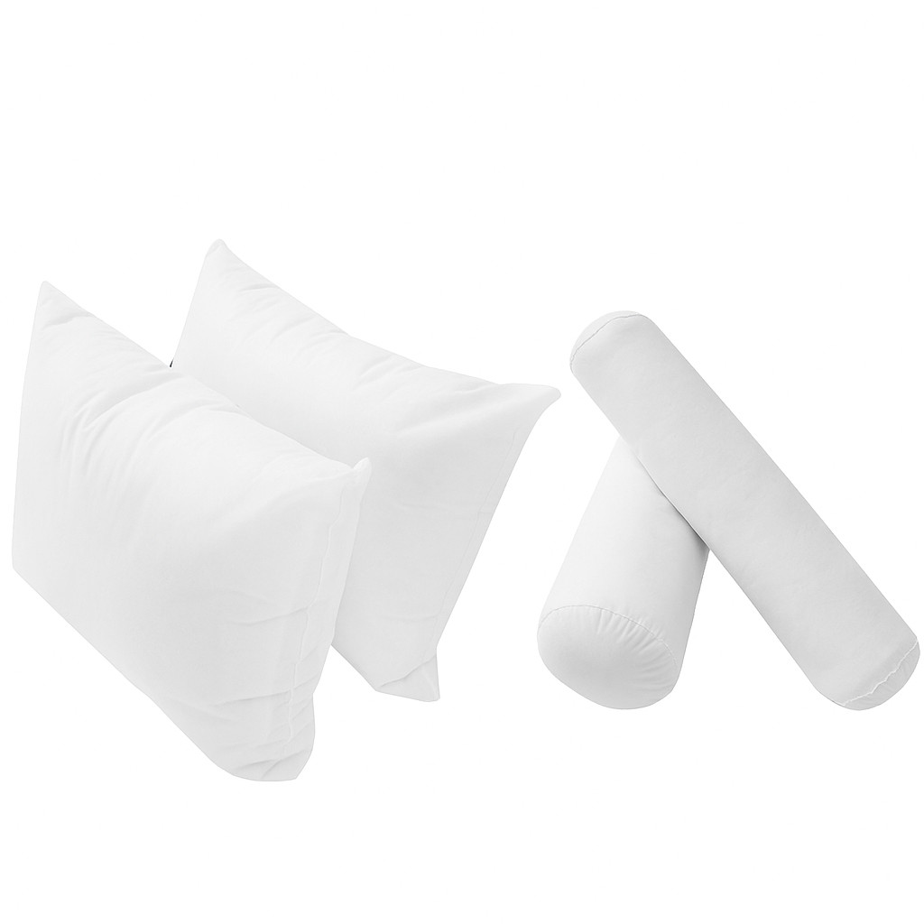 Bolster & Back Rest Pillow Cushion Fiberfill Queen Size "INSERT ONLY" Style4