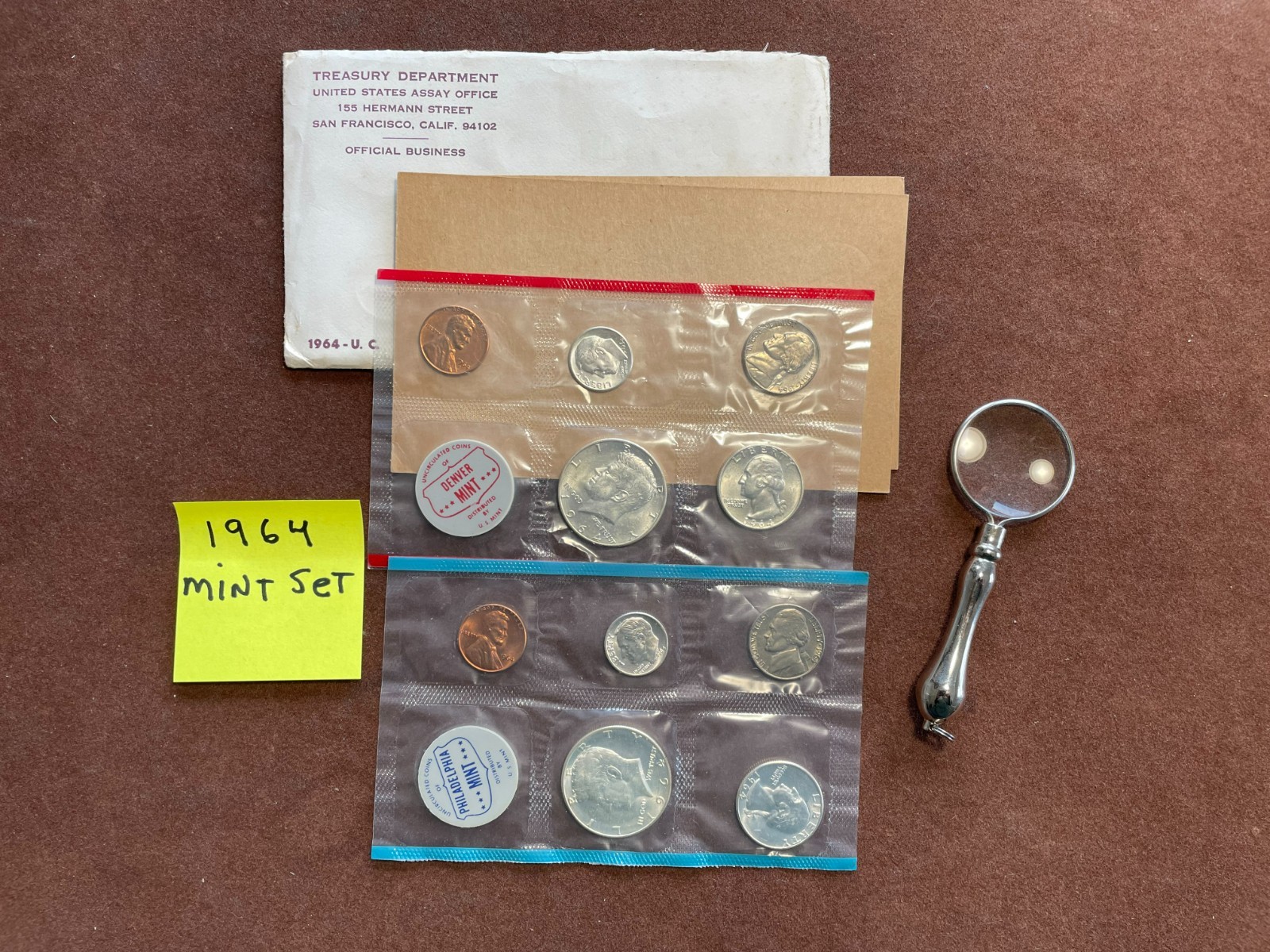 1964 US SILVER MINT SET