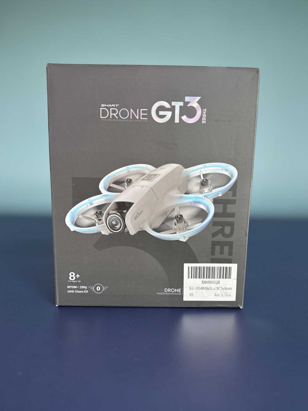 GT3 Small UAV Optical Flow Hovering Stable Flight Dual Cameras Propeller Protect