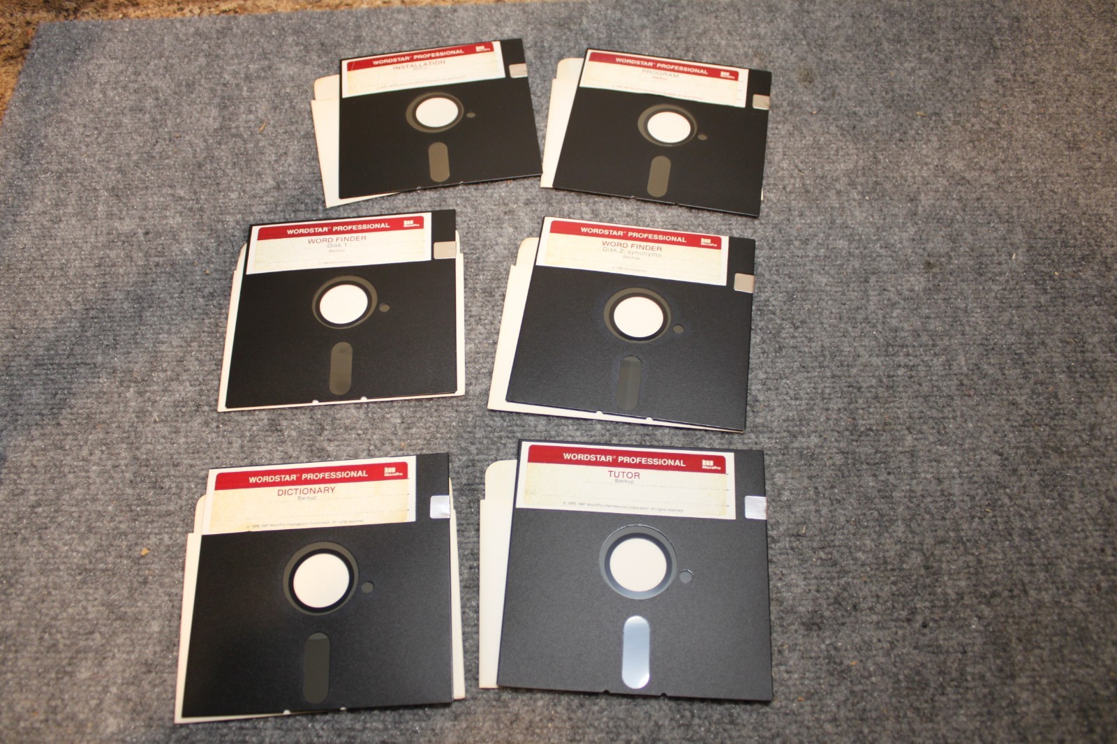 Vintage Wordstar Pro 1987 on 5.25" Floppy Disk