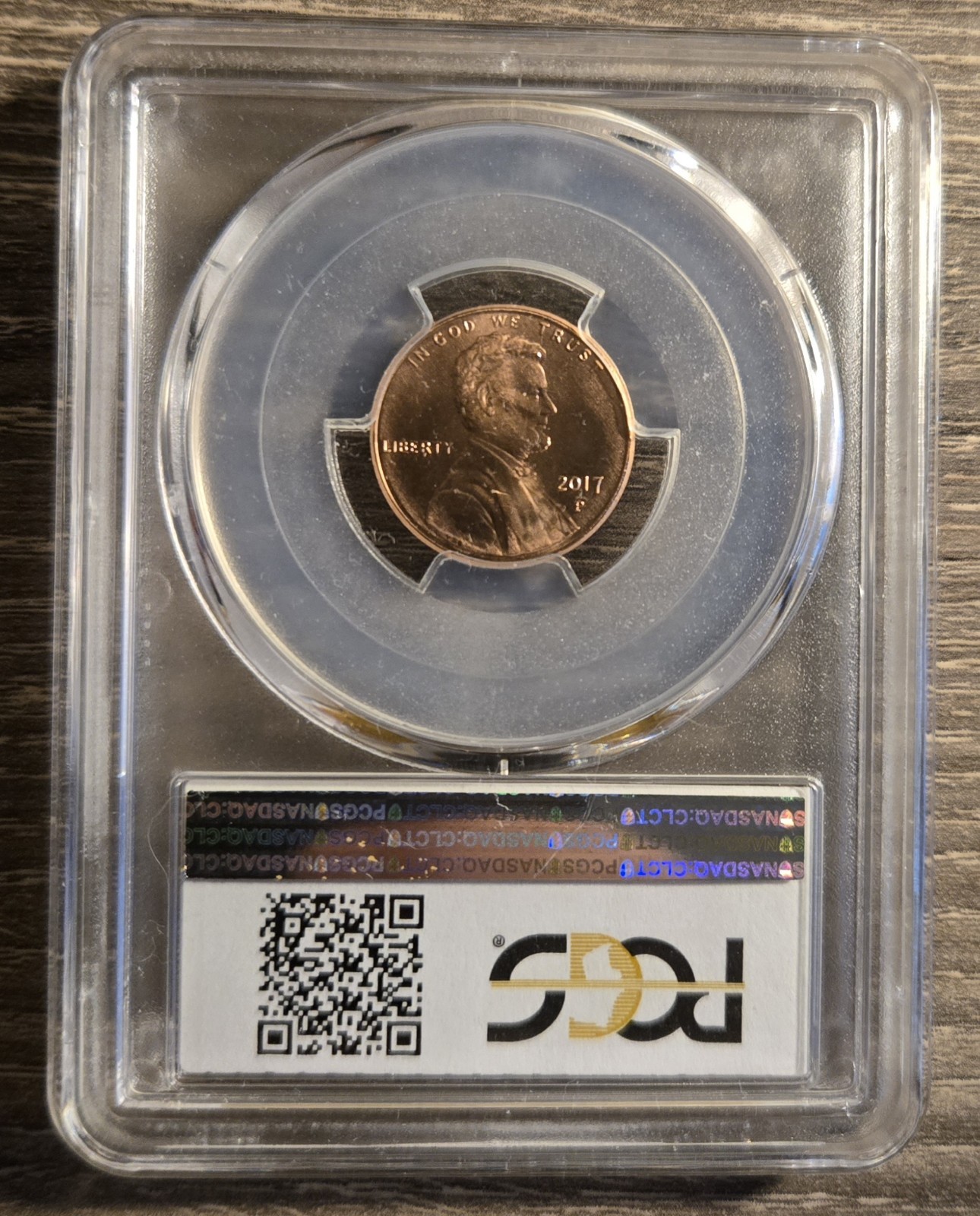 2017 P Lincoln SHIELD Cent 1c PCGS MS66RD