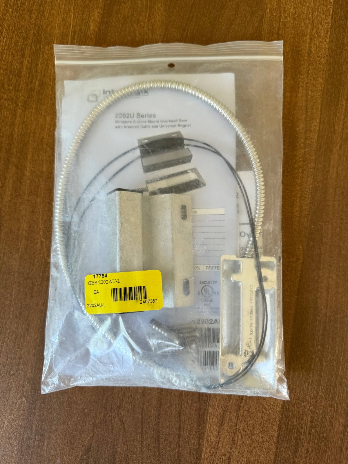 INTERLOGIX 2202U SERIES MAGNETIC OVERHEAD DOOR SURFACE MOUNT