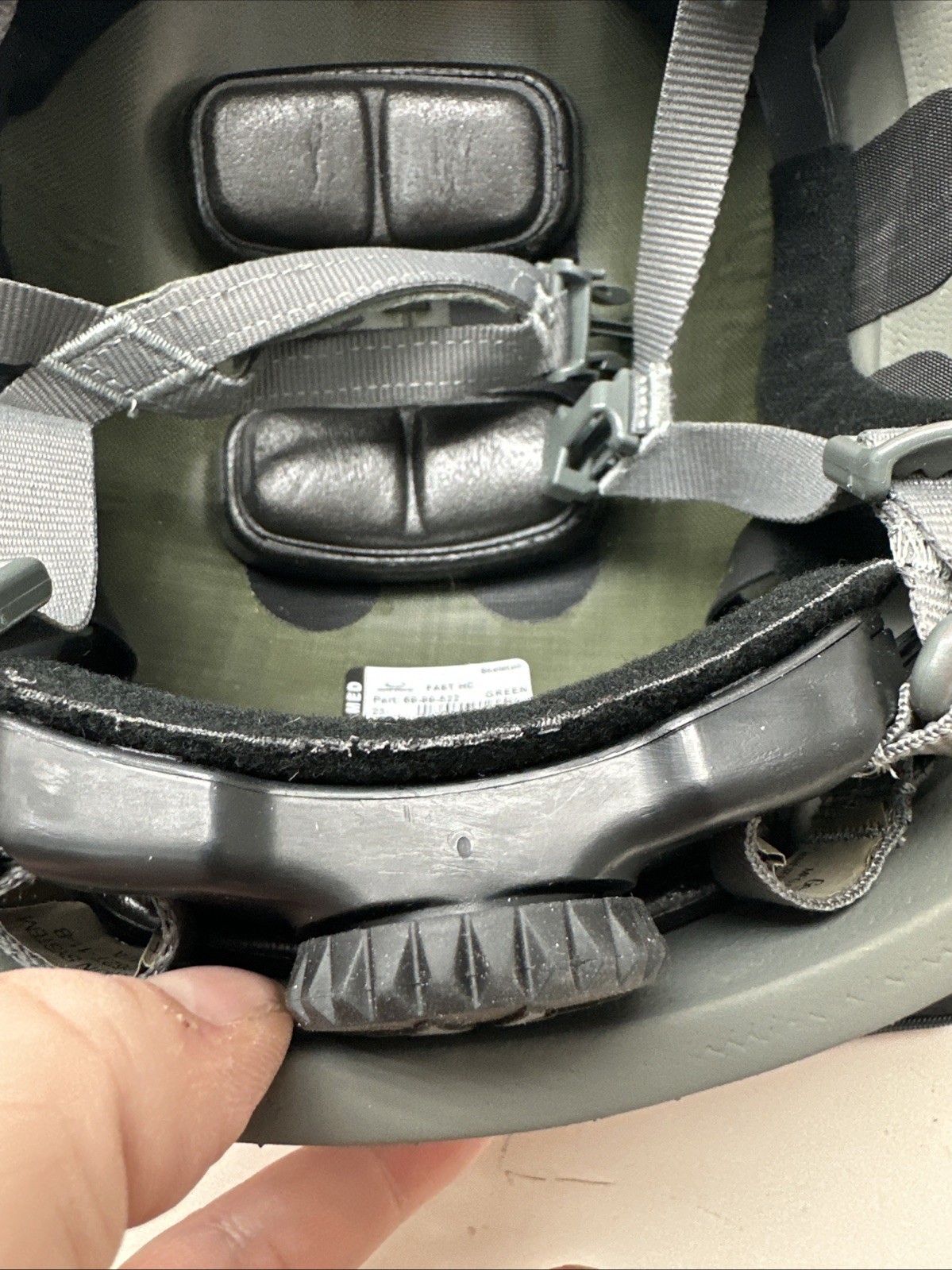 Ops-Core Fast Ballistic High Cut Helmet Medium Foliage Ranger Green dial Lock