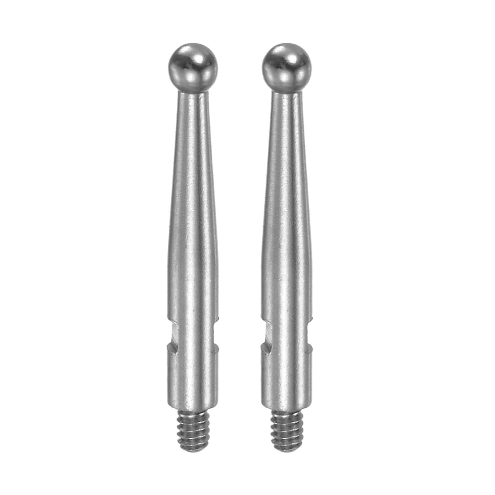 Contact Point for Dial Test Indicator, HSS Ball Tip M1.4x0.3 Thread, 2 Pcs