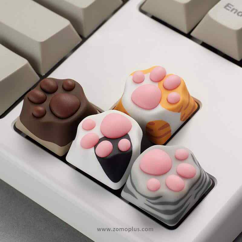ZomoPlus Kitty Paw Artisan Keycap