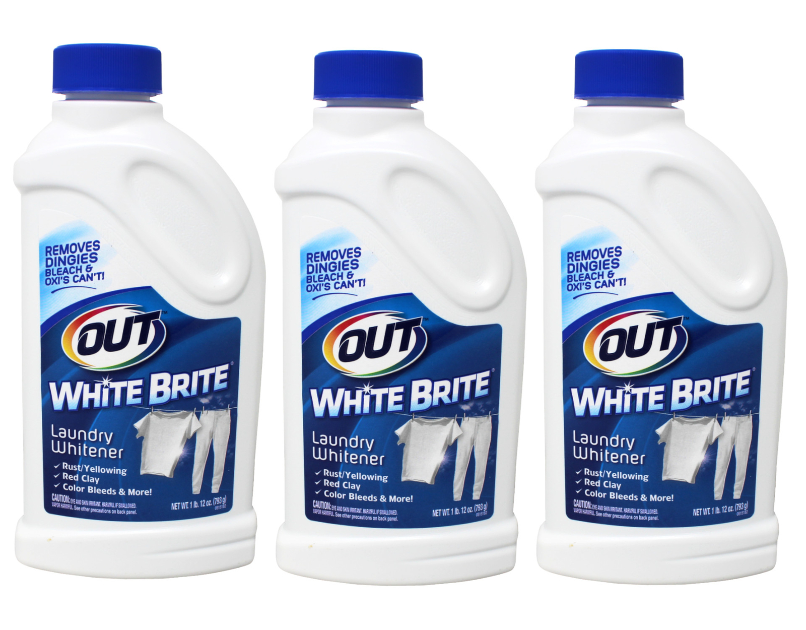 3 Pack of OUT White Brite 28 Ounce