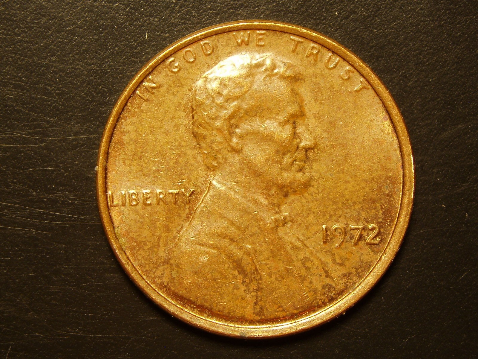 1972  ONE LINCOLN MEMORIAL CENT #20
