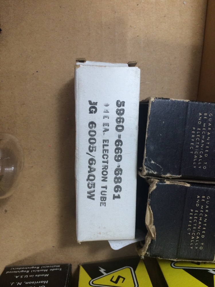 1x NOS/NIB VARIOUS BRAND RADIO/HAM/TV/AUDIO VACUUM TUBES #12