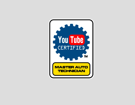 Funny Youtube certified Master Auto Technician Mechanic Professional ASE Sticker