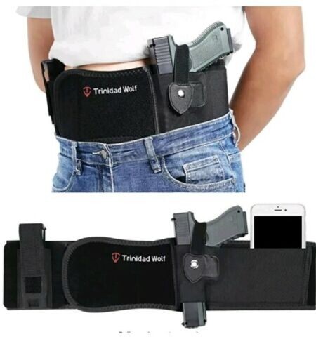Trinidad Wolf The Ultimate Belly Band Holster, Left Handed Draw, L, Brand New