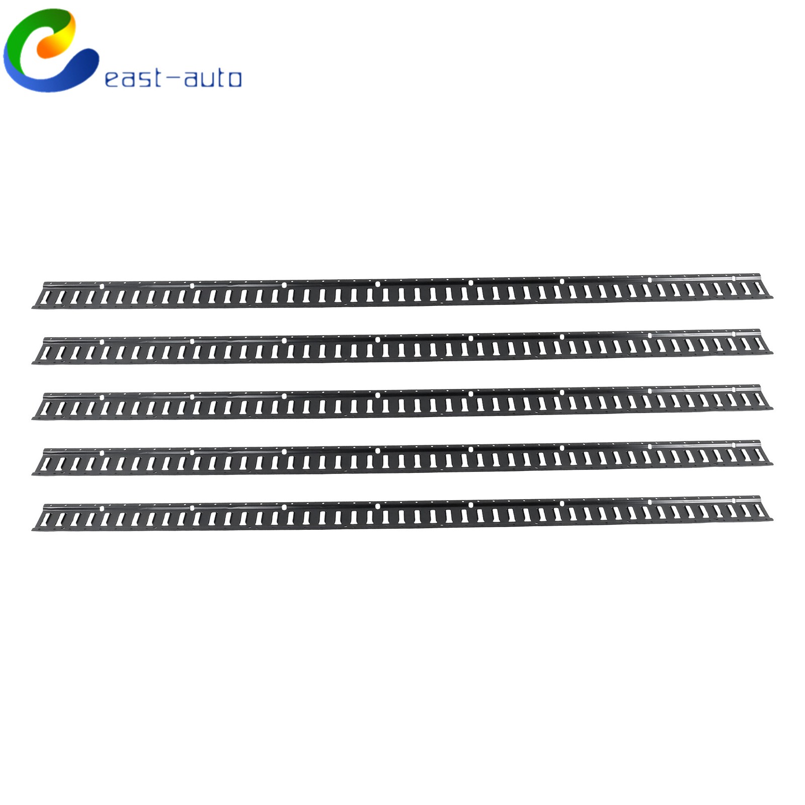 5 Pack 8' E Track Tie Down Rail Kit Fit For Garages Vans Trailers Tie Downs