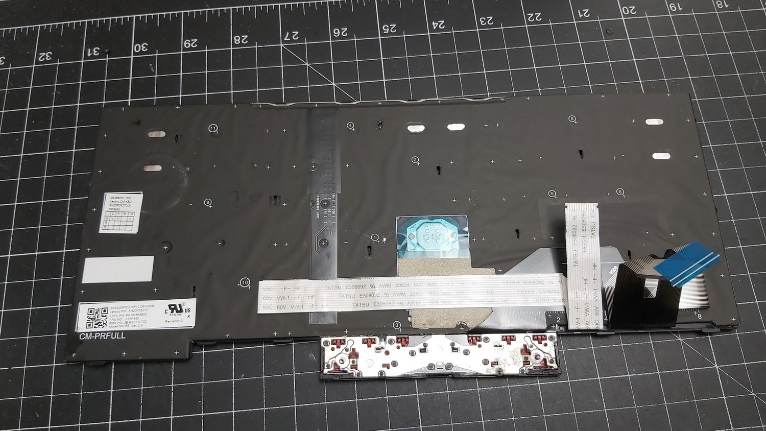 Genuine Lenovo ThinkPad 14" T480S P43s US Keyboard SN20P33270 01YP440 Grade B