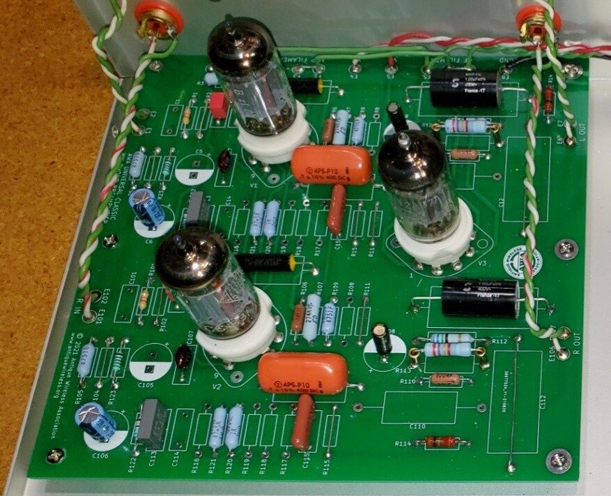 Universal Classic Moving Magnet Phono Preamplifier - Bare PCB - Tube Amplifier