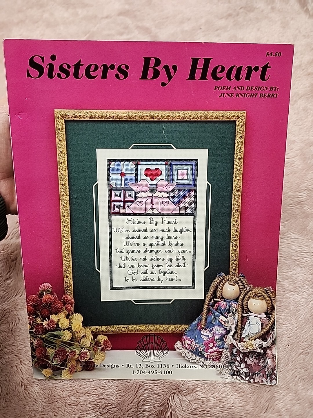☆ Seaside Designs Sisters By Heart Poem & Design Pattern By June Knight Berry