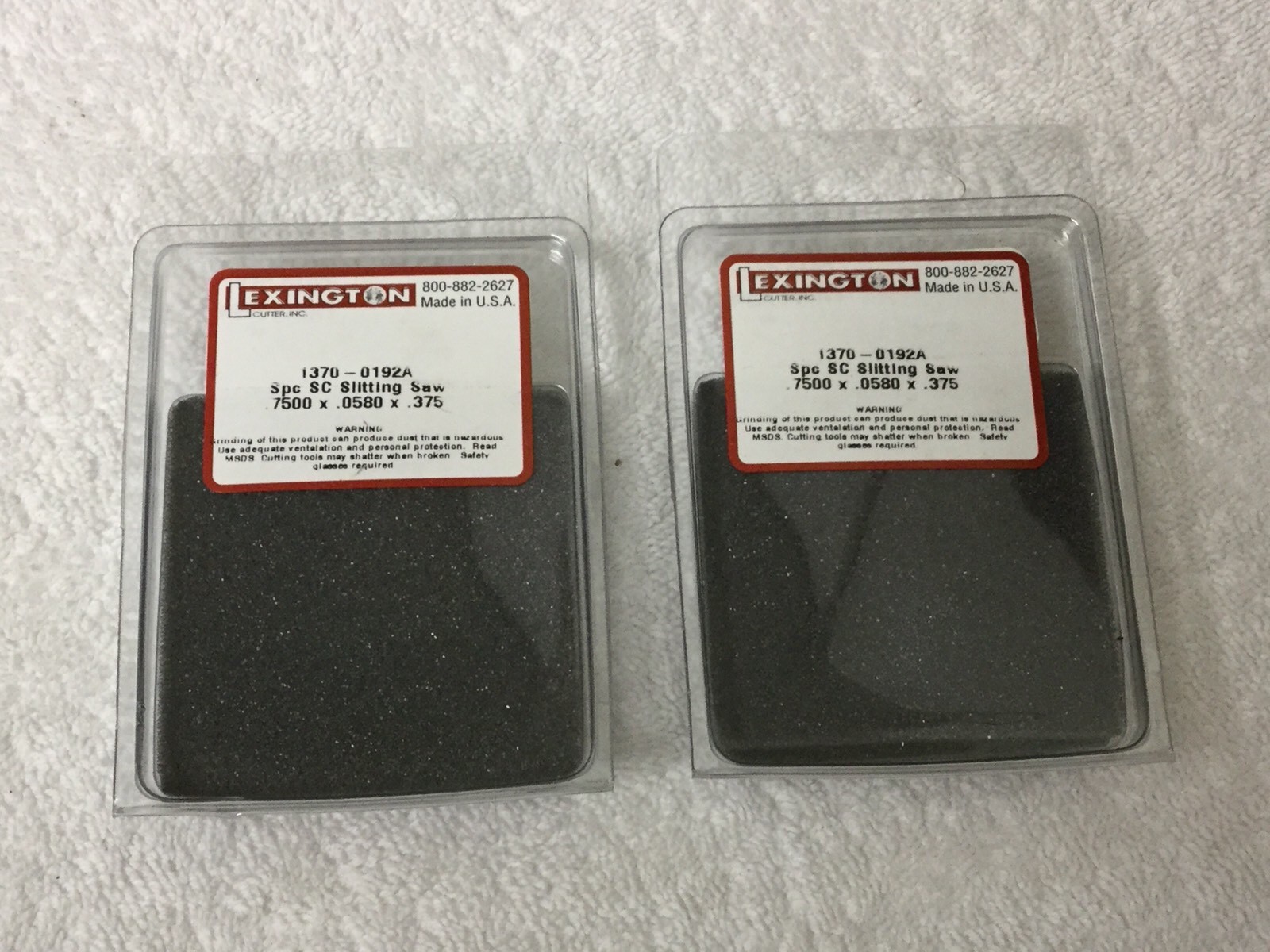 Lexington Cutter 1370-0192A Slitting Saw Lot of 2 - NOS