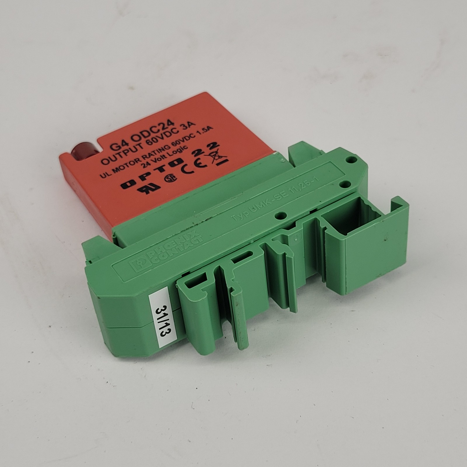 OPTO 22 G4 ODC24 Output Module, 5-60VDC Output, 3A, 24VDC Logistic, -30 to +70°C
