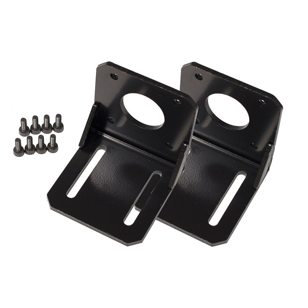 2 Pack Motor Bracket Stepper Mount Plate Voltage Mounting Alloy Steel