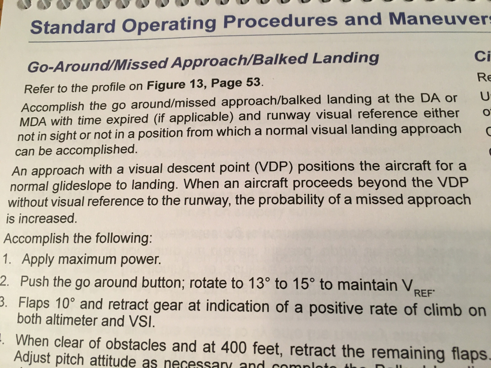 BeechJet 400A Standard Operating Procedures, Maneuvers Booklet Manual