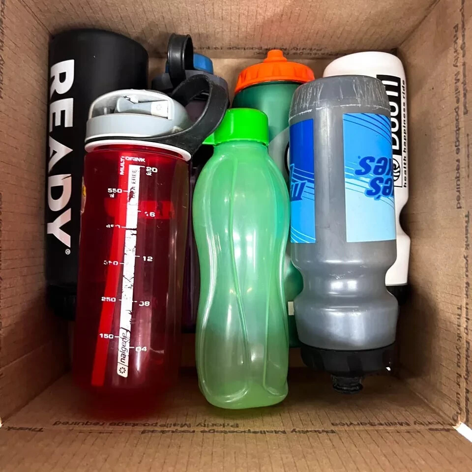 7 Pcs Assorted Water Bottles Outdoor Hydration Flasks, Nalgene CamelBak Duuti