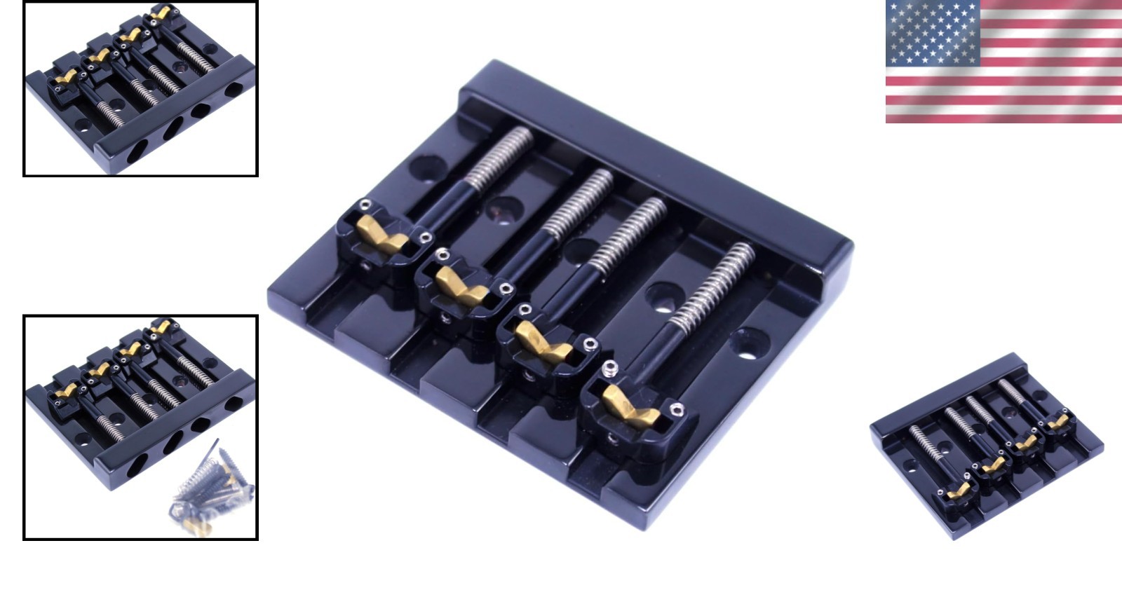 Fender-Compatible High Mass Bass Bridge