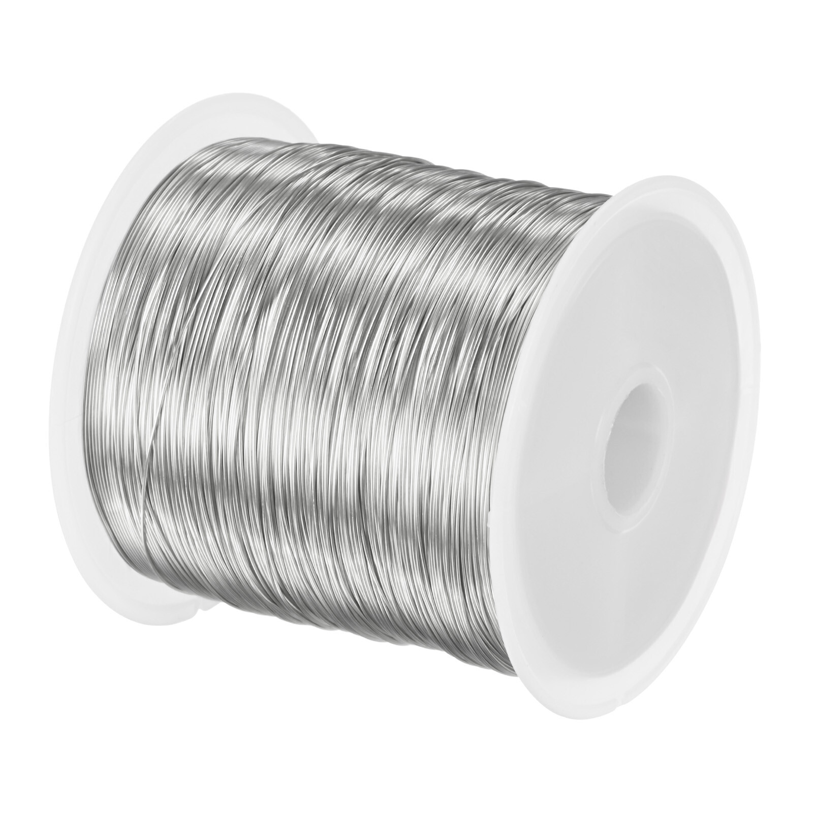 0.3mmx100m Jewelry Wire, 28 Gauge 328FT Craft Wire Copper Wire, Silver