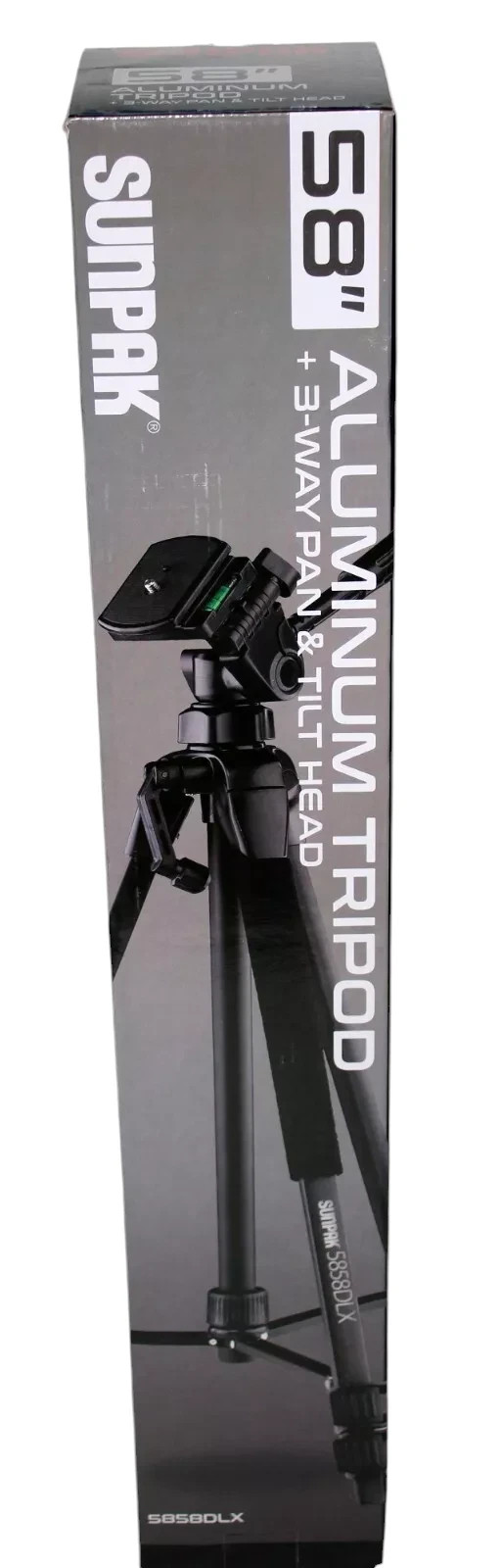 Sunpak 58 aluminium tripod 5858DLX - 620-585BB