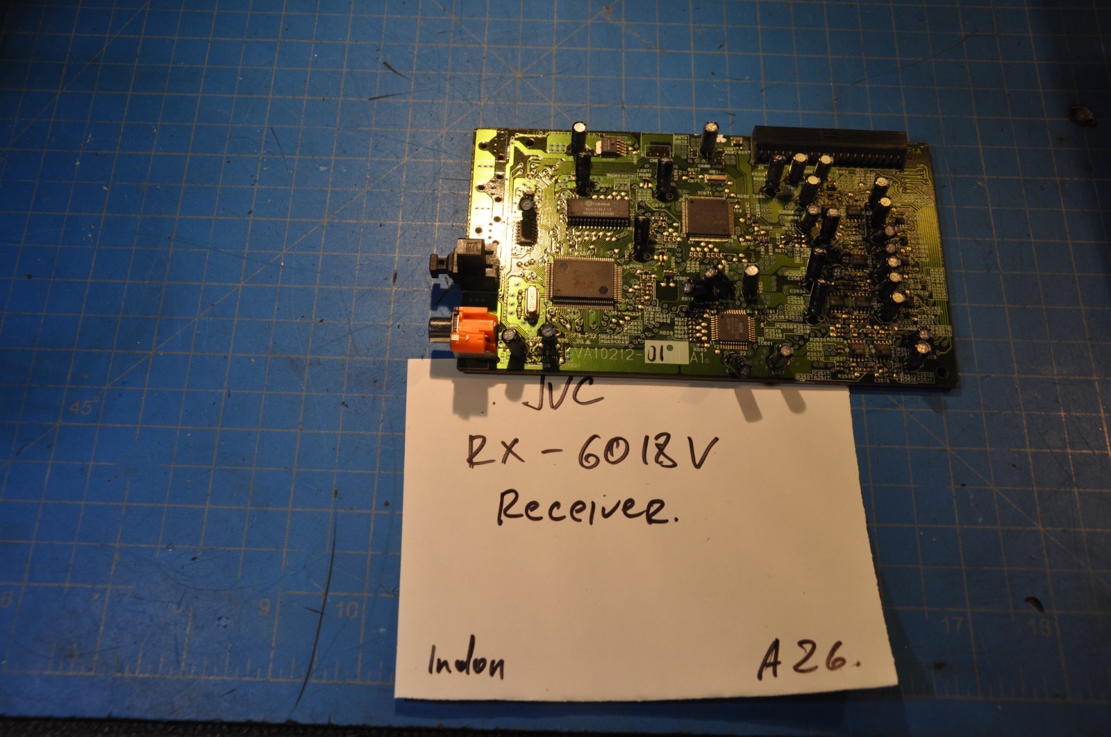 JVC Model RX-6018V Receiver Replacement Parts Cir Board Part # LVA10212-A1