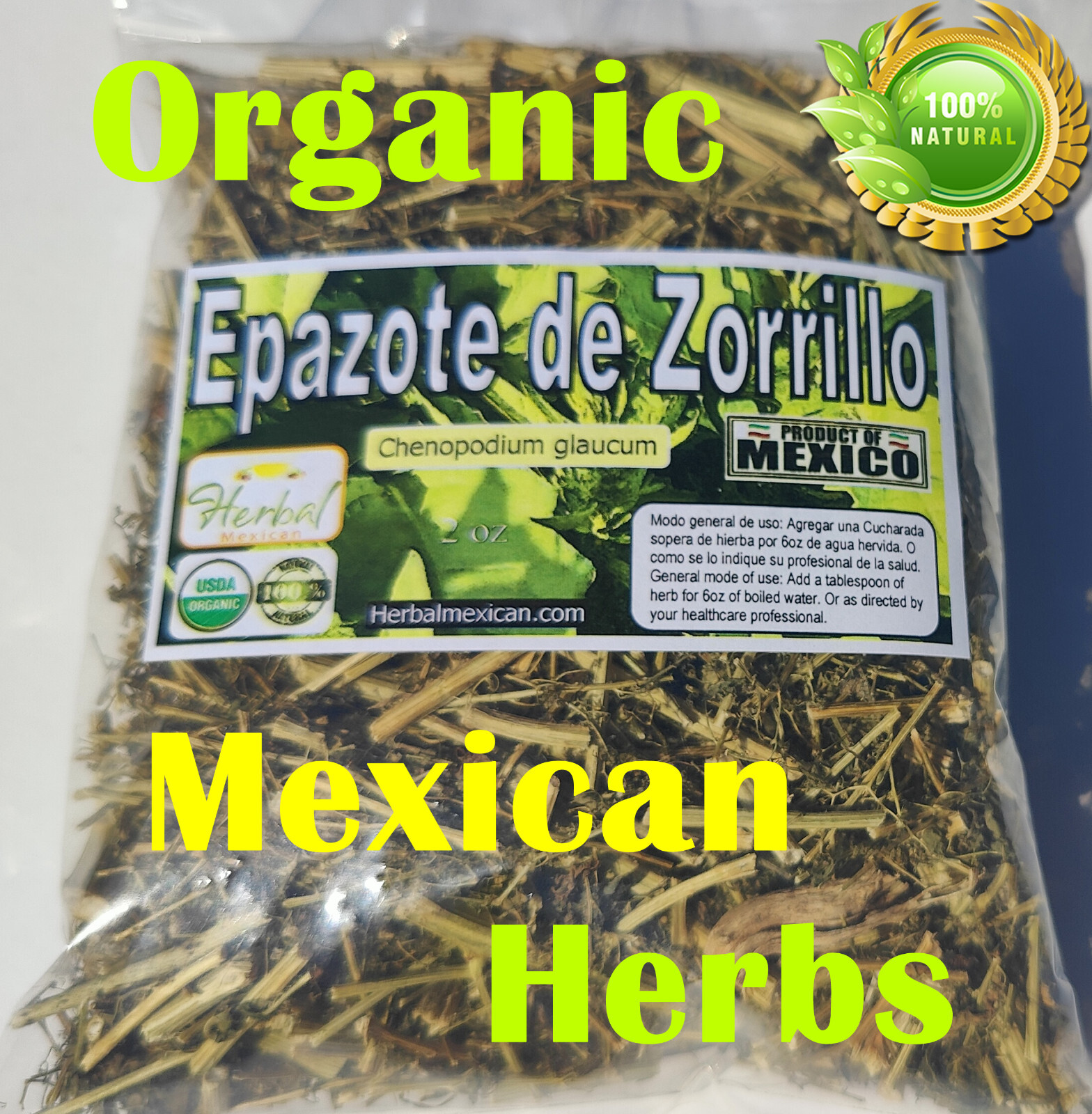 Epazote de Zorrillo Epazote de perro (hierba del zorrillo) quelite de zorrillo