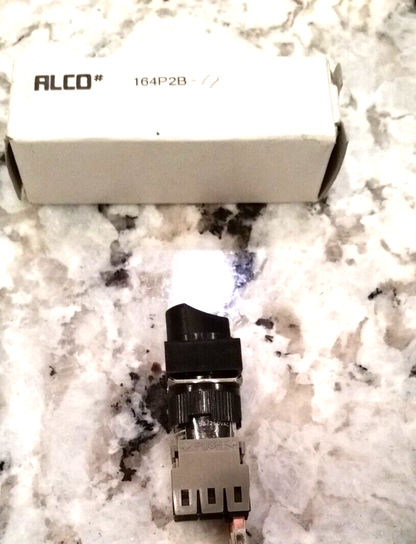 ALCO 164P2B SELECTOR SWITCH 5A 250VAC