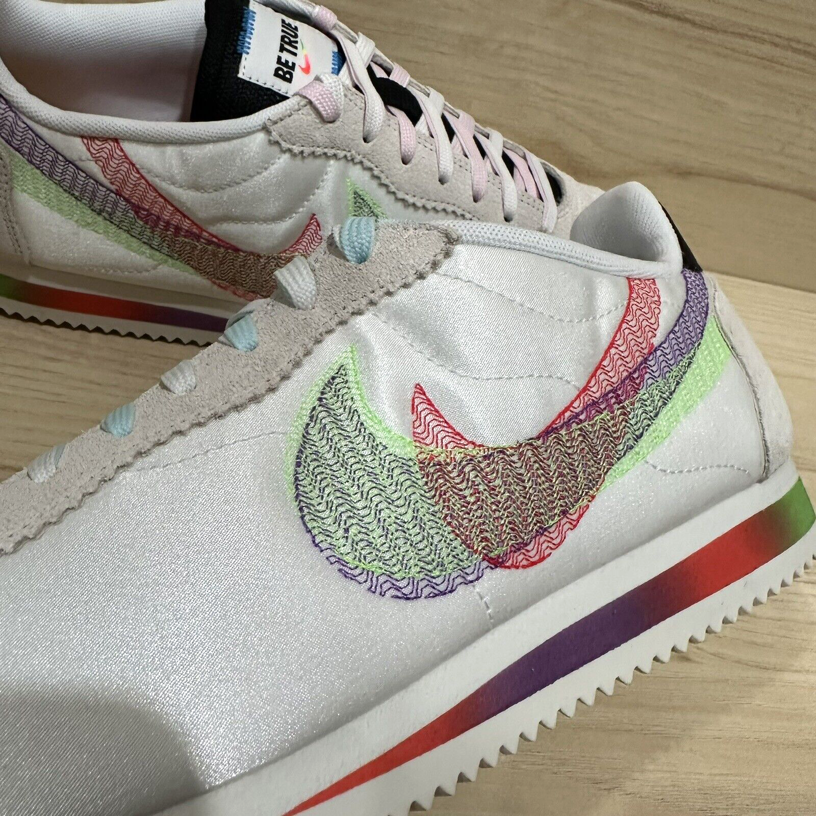 Nike Cortez BeTrue White Multicolor DR5491-100 Men's Shoes Size 10.5 11 11.5 13