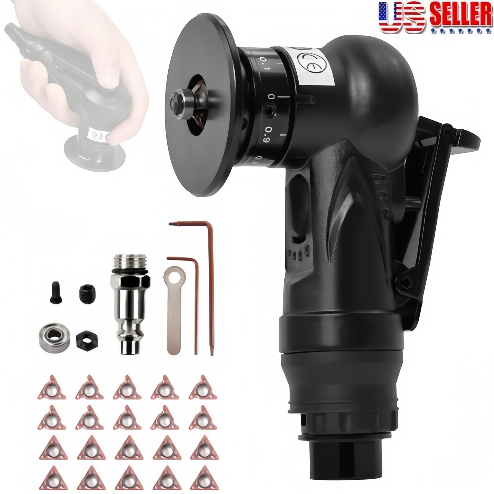 30000 RPM Pneumatic Chamfering Machine Metal Trimming Air Chamfer Beveling Tools