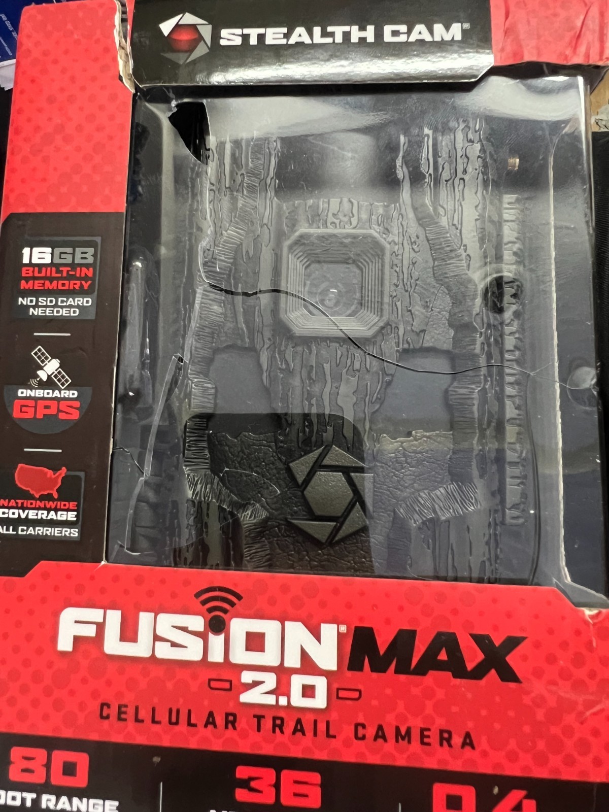 Stealth Cam Fusion Max 2.0​ 36MP 16GB Cellular Trail Camera (STC-FXWTX2) #5486