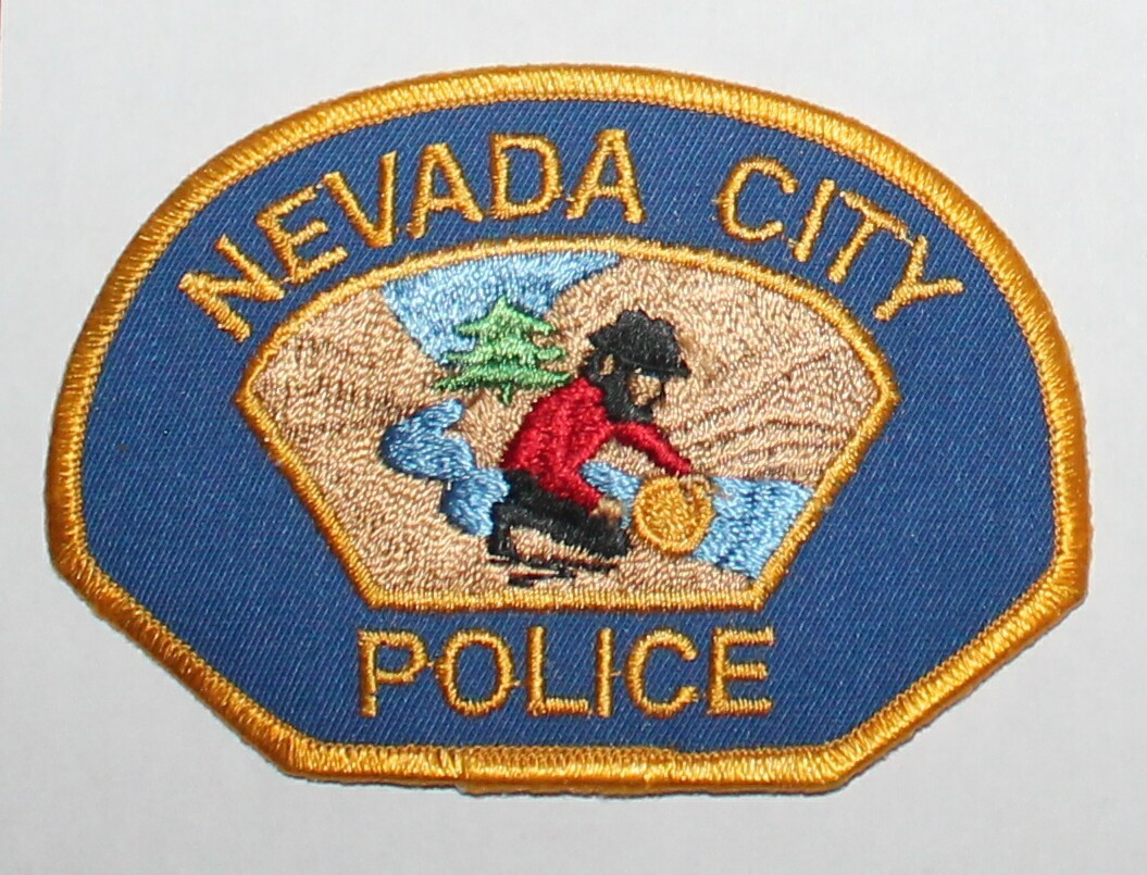 NEVADA CITY POLICE California Gold Miner CA PD patch
