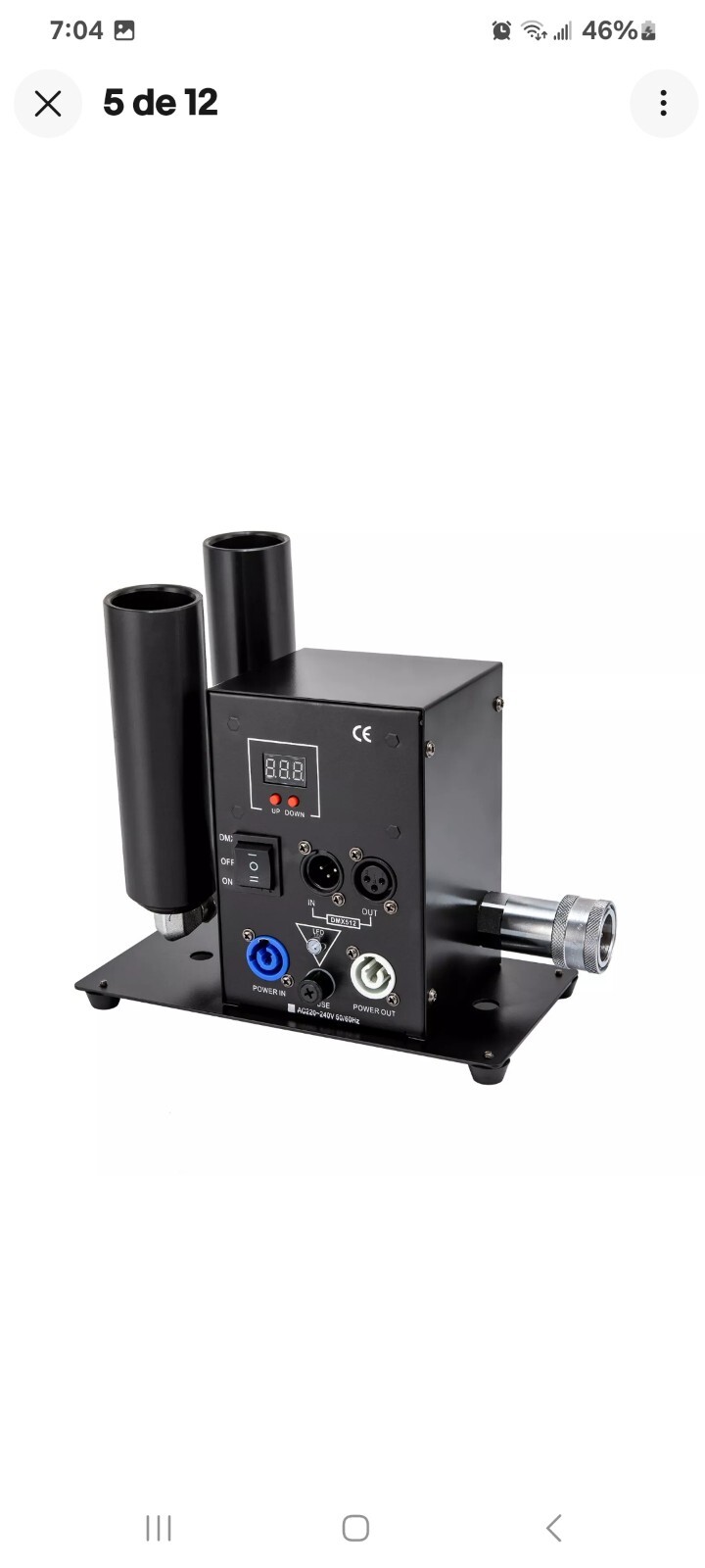 DJ Club Effect C02 Jet Machine Cryo DMX-512 Co2 Party Cannon Fogger Smoke Gun