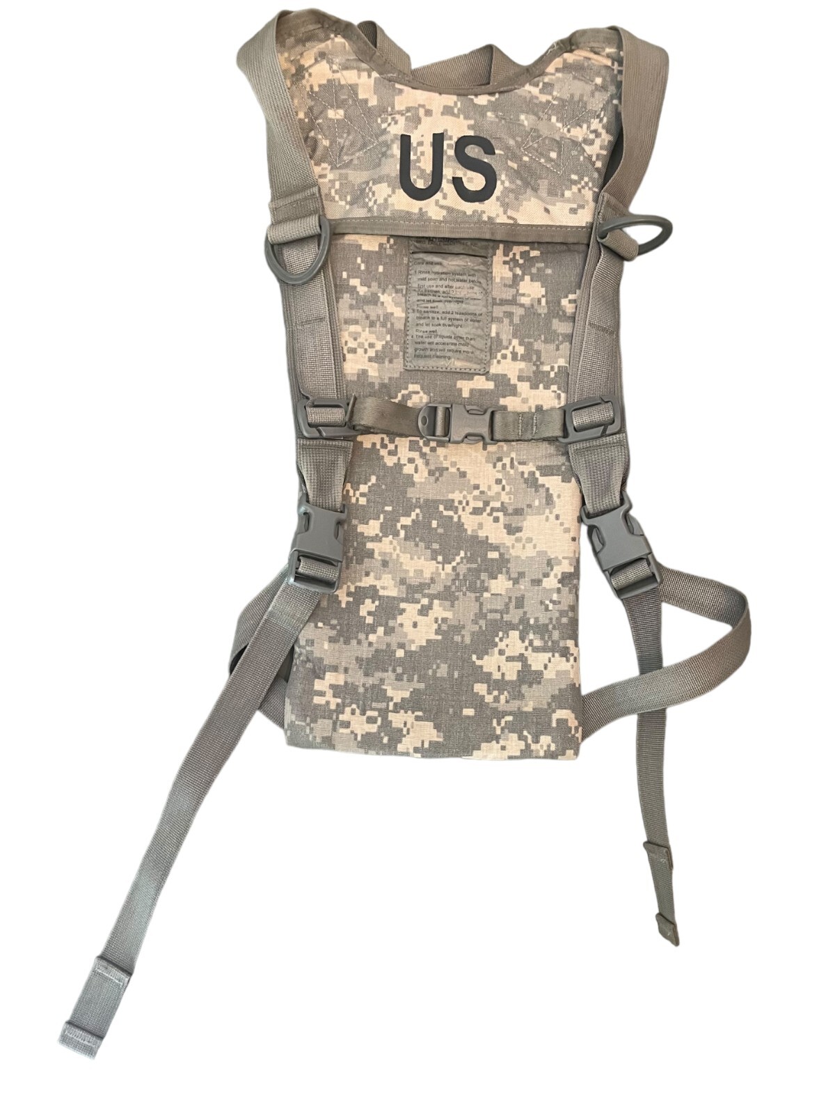 USGI ACU MOLLE II Hydration System Carrier No Bladder US Army Excellent