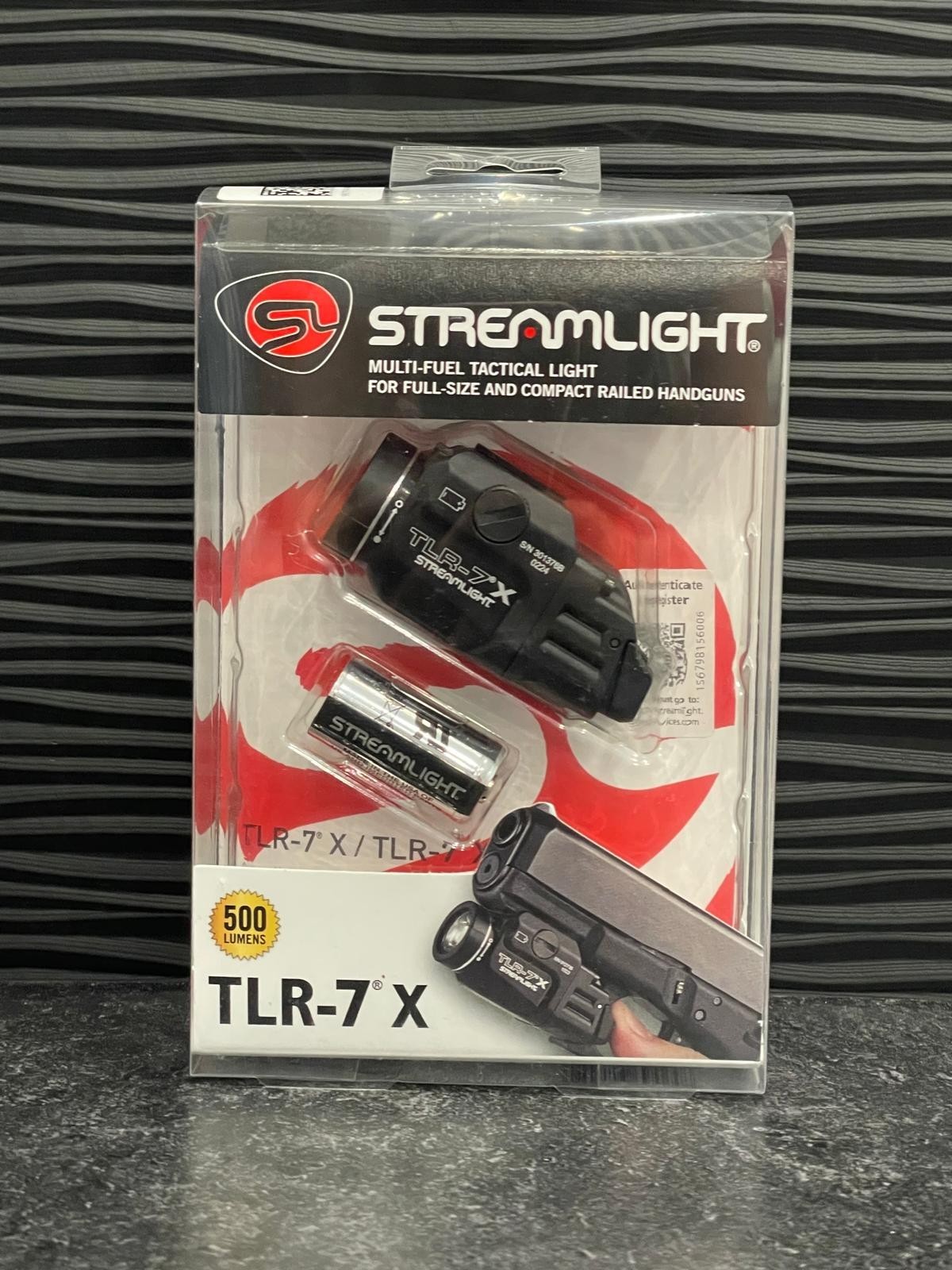 Streamlight TLR-7X 500 Lumen Rail Mounted Tactical Light Black