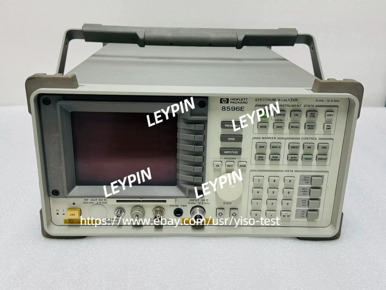 HP/Agilent 8596E Spectrum Analyzer, 9KHz-12.8GHz with option*yiso