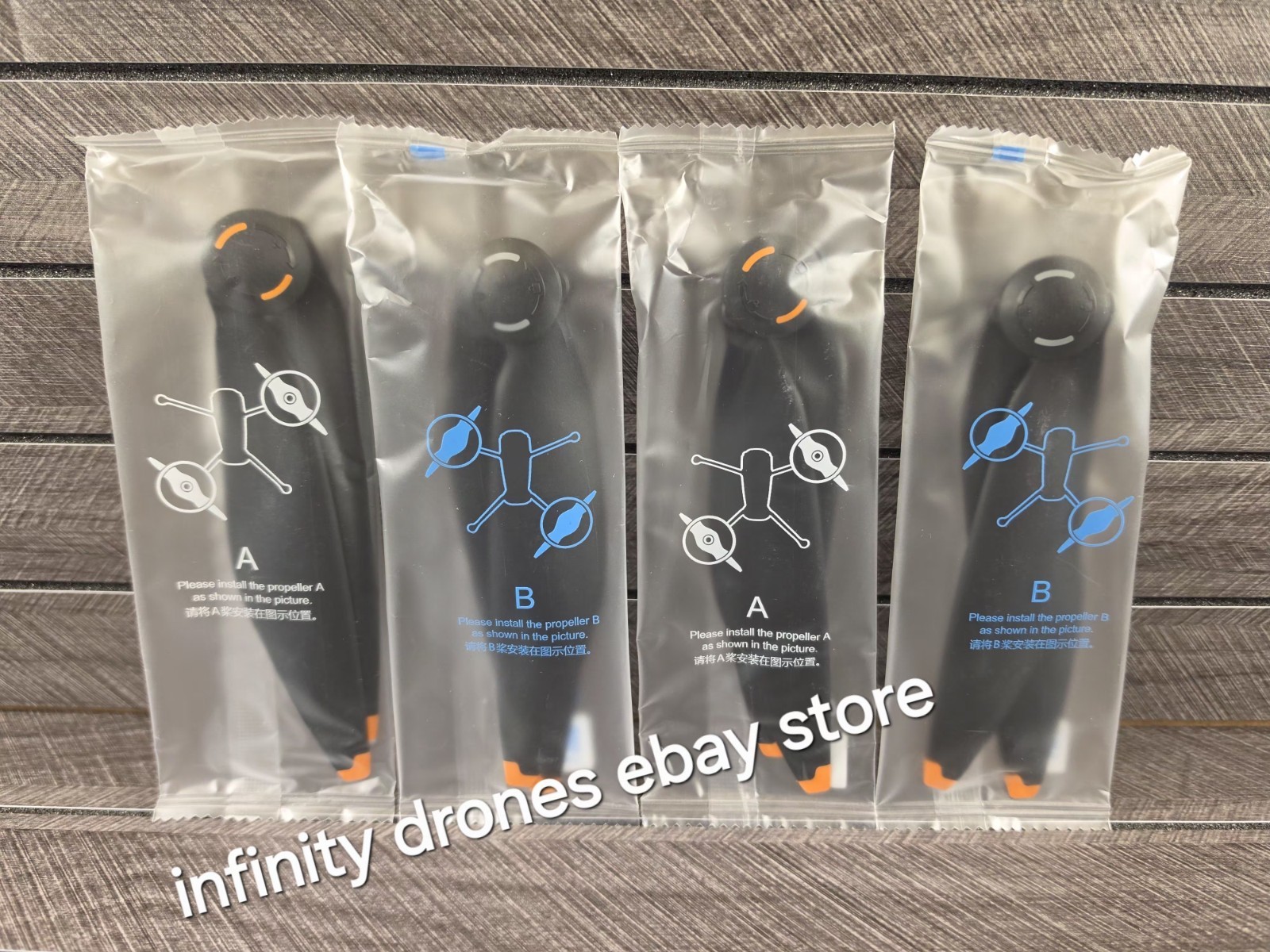 DJI Mavic 4 Pro Series Low-Noise Propellers  2 Pairs OEM Pulled From Combo Drone