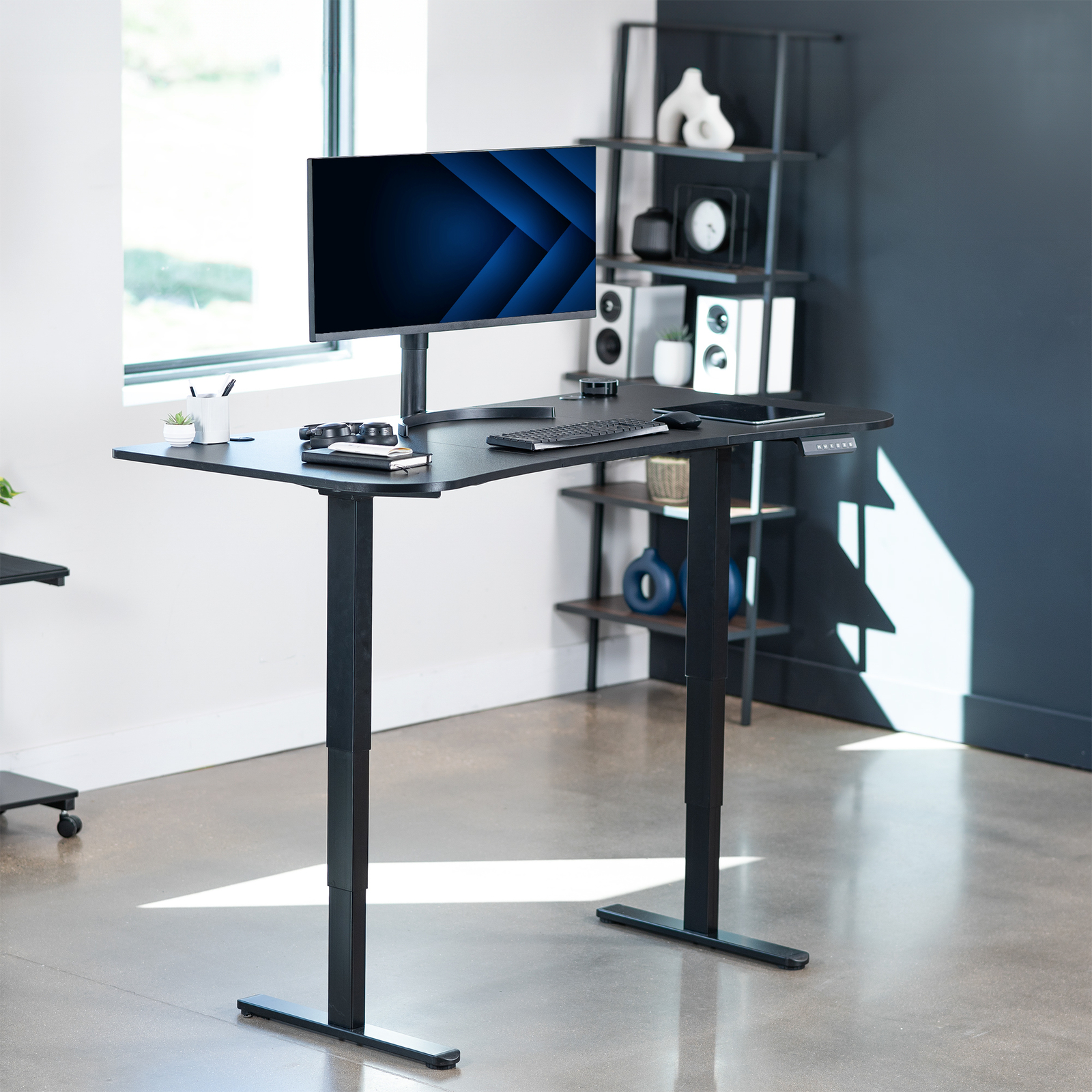 VIVO Black 63" x 32" Table Top for Adjustable Standing Desk Frames