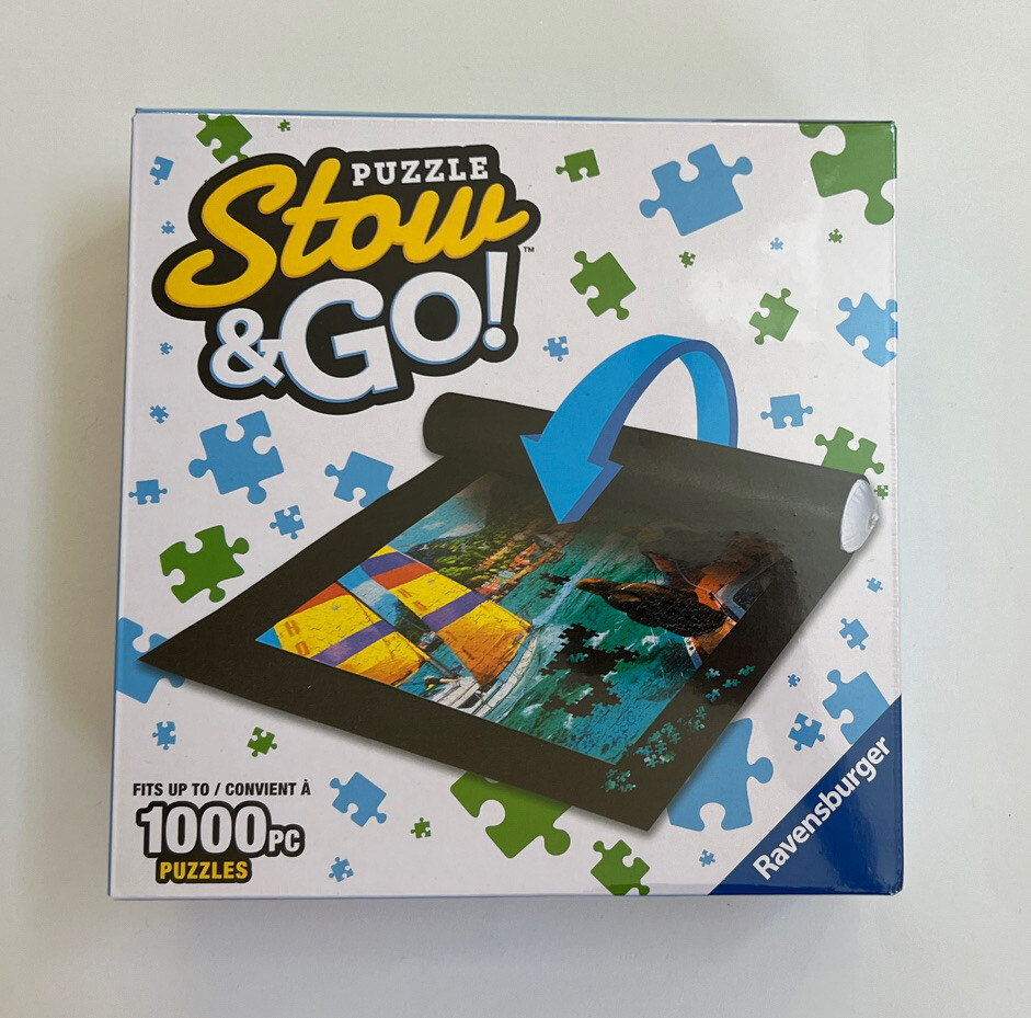 Ravensburger Puzzle Stow & Go Storage System Roll Up Mat 39”x22”/ 1000 Pcs - New