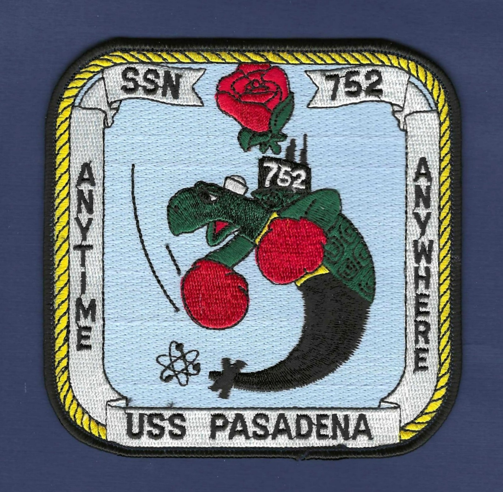 USS PASADENA SSN-752 Nuclear-Powered Submarine Patch