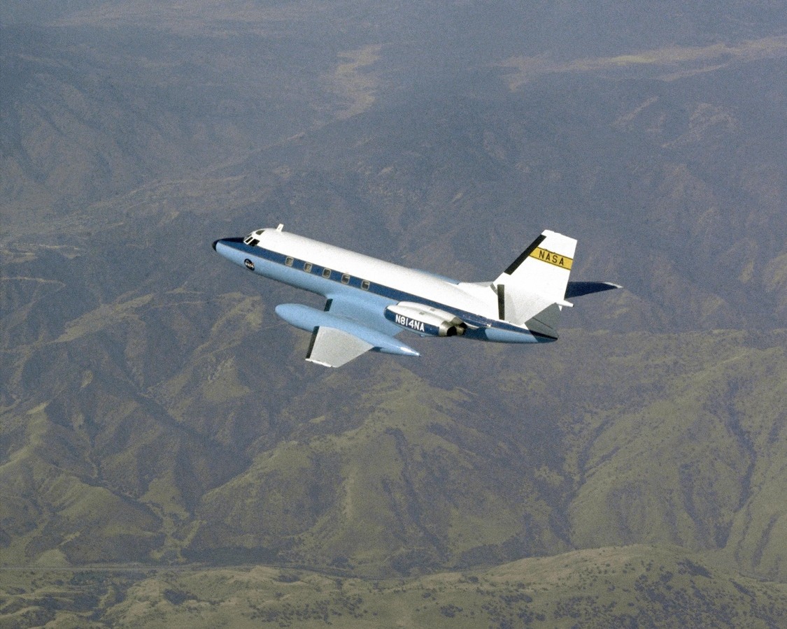 1970 NASA C-140 Jetstar Aircraft - 8x10 Photo On 8.5x11 #1617